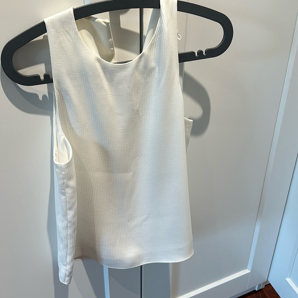 Babaton white sleeveless blouse - Picture 1 of 3